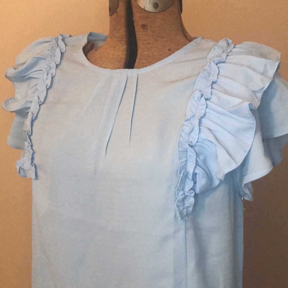 Ruffle Sleeve Top